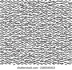 Bits negros girados aleatoriamente generados digitalmente creando un patrón monocromático decorativo y abstracto