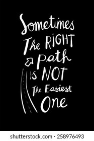 Digitally generated Right path message vector