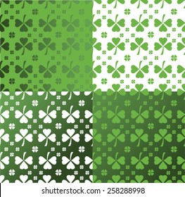 Digitally generated Shamrock pattern vector