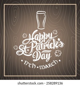 Digitally generated St patricks day greeting vector