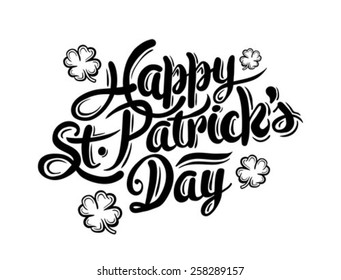 Digitally generated St patricks day greeting vector