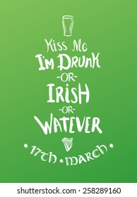 Digitally generated St Patricks day greeting vector