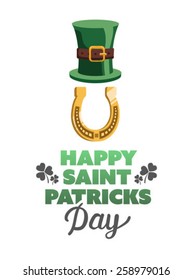 Vector de saludo del día de San Patricio generado digitalmente
