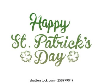 Digitally generated St patricks day greeting vector
