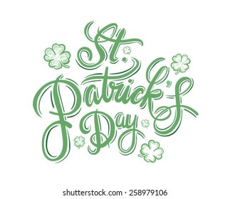 Digitally generated St patricks day greeting vector