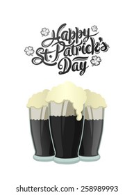 Digitally generated St patricks day greeting vector