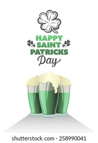 Digitally generated St patricks day greeting vector