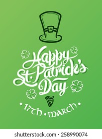 Digitally generated St patricks day greeting vector