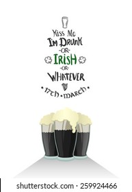Digitally generated St patricks day greeting vector