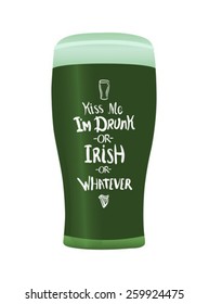 Digitally generated St patricks day greeting vector