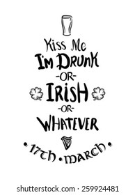 Digitally generated St Patricks day greeting vector