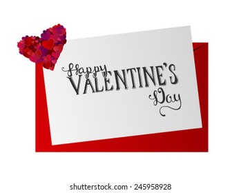 Digitally generated Valentines day vector