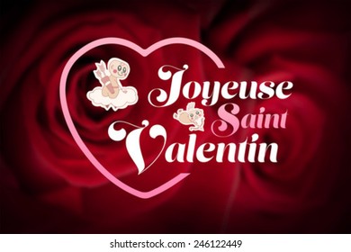 Digitaler Valentinstag-Vektorgrafik