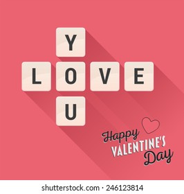 Digitaler Valentinstag-Vektorgrafik