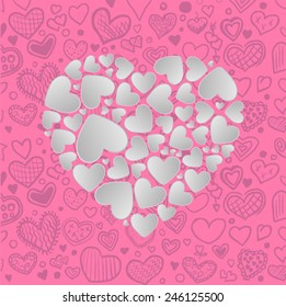 Vector de día de San Valentín generado digitalmente