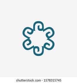 digitally illustration of an abstract geometric