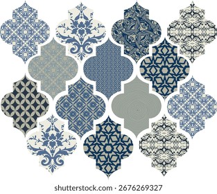 ILUSTRAÇÃO PRODUZIDA DIGITALMENTE DO MOSAICO PADRÃO