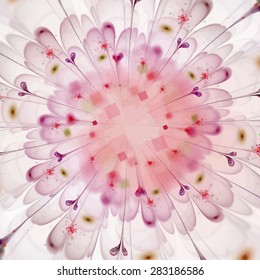 Digitally recreated watercolor flower texture. Abstract background for use in web projects and printed media.