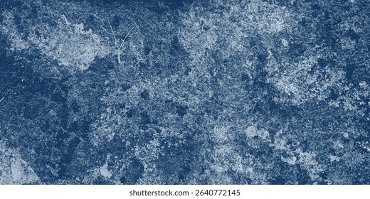 Digitally Rendered Grunge Background with Pale Center Against Blue Surface

