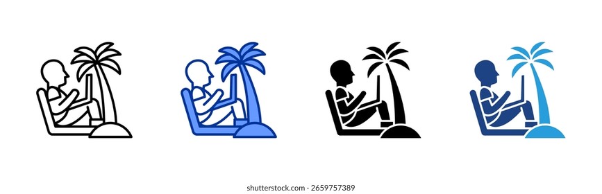 Digitalnomad icon sheet multiple style collection