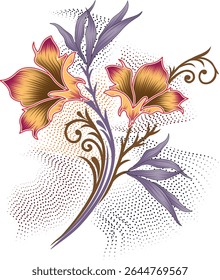 Digital-textile-design-flowers-leaves-Exquisite border design, border pattern, Motif, Graph
Digital Textile All-Over Pattern Design for Pakistani-Indian-Turki-Kurti Design
