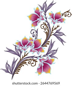 Digital-textile-design-flowers-leaves-Exquisite border design, border pattern, Motif, Graph
Digital Textile All-Over Pattern Design for Pakistani-Indian-Turki-Kurti Design
