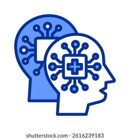 Digitaltwins Icon Element For Design