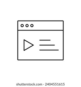 Iconos de línea de digitalización: Ilustración vectorial de iconos editables de la tecnología informática en estilo de contorno elegante, con monitores, smartphones, tablets, laptops, dispositivos electrónicos, escritorio, pantalla, unidad