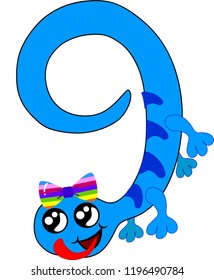 Digits in the form of an animal