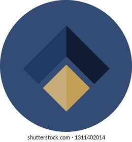 Digix Gold Coin Vector Logotype