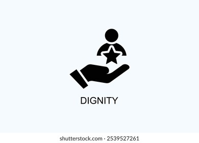 Dignity Vector Or Logo Sign Symbol Illustration