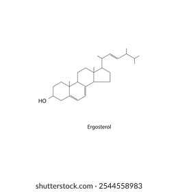 Diidroxiacetona fosfato estrutura esquelética diagrama.Molécula orgânica composto molécula ilustração científica.