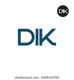 DIK Logo Letter Monogram Design