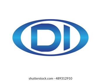 DI-letter abbreviations blue oval logo