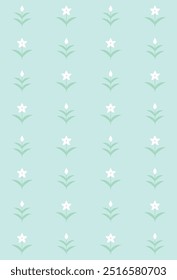 Dilicate floral seamless pattern design. Vector illustration.
