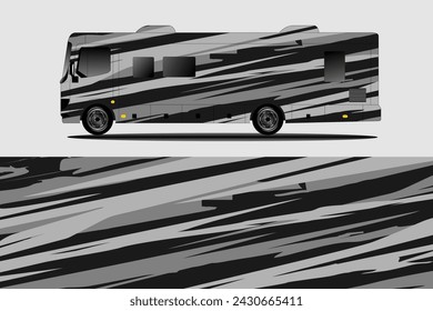 Dilifery car camper car sticker wrap design vector