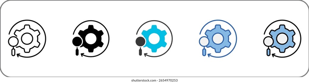 Diligence-Symbolpaket - Multistyle-Illustration