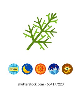 Dill flat icon