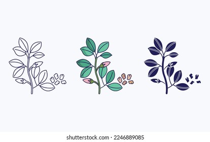 Dill icon ,Herbs vector illustration