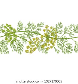 dill vector pattern