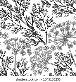 dill vector pattern