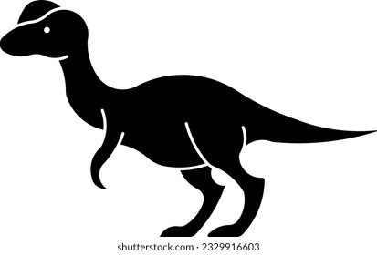 Dilophosaurus-Fleischfresser-Kastenfresser-Dinosaurier-Jurass-Glyph