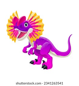 Dilophosaurus Cute Cartoon Character for Kids