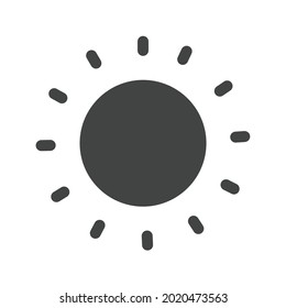 Dim Button icon vector image. Can also be used for Symbols. Suitable for mobile apps, web apps and print media.