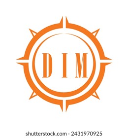 DIM letter design. DIM letter technology logo design on white background. DIM Monogram logo design for entrepreneur and business.