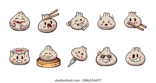 Dim sum Character Set Collection Bundle