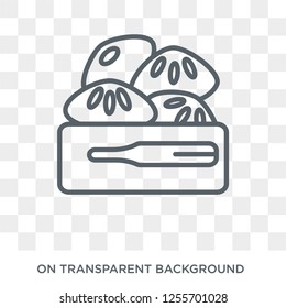 Dim sum icon. Dim sum design concept from Restaurant collection. Simple element vector illustration on transparent background.