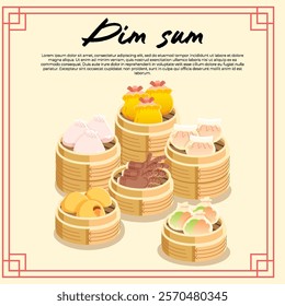 Dim Sum Restaurant Menu Template Design