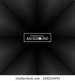 Dimensional background. Dimension background