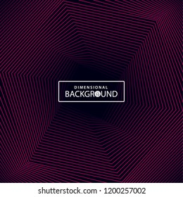Dimensional background. Dimension background